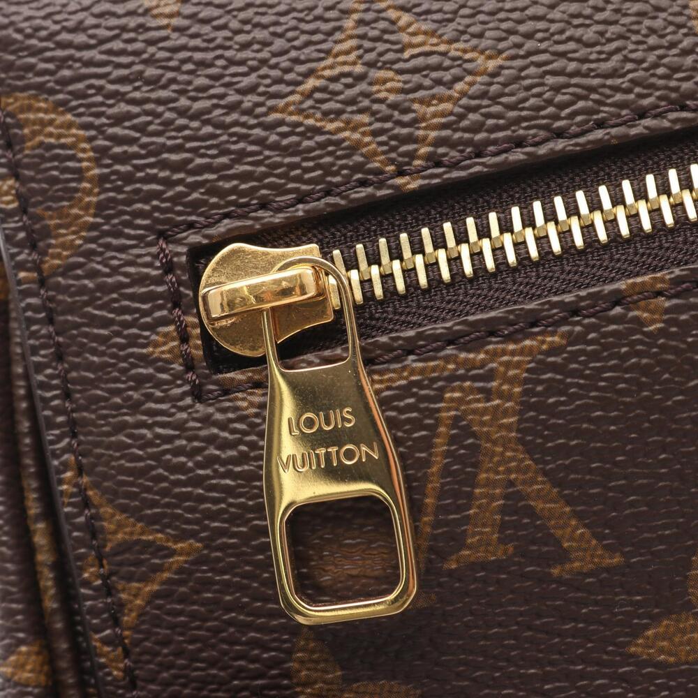 Louis Vuitton Pochette Metis Monogram Handbag Canvas Leather Brown - Picture 8 of 9